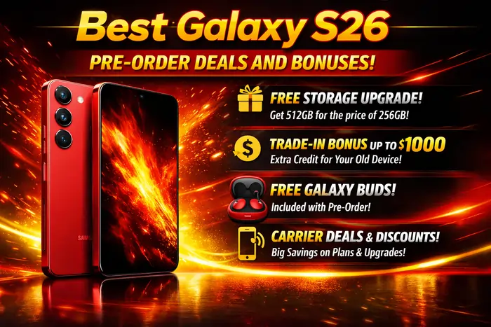 Best Galaxy S26 Pre-Order Deals and Bonuses