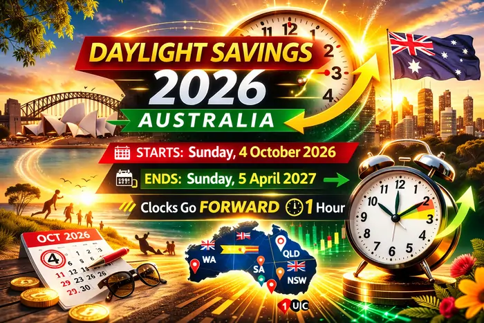 Daylight Savings 2026 Australia