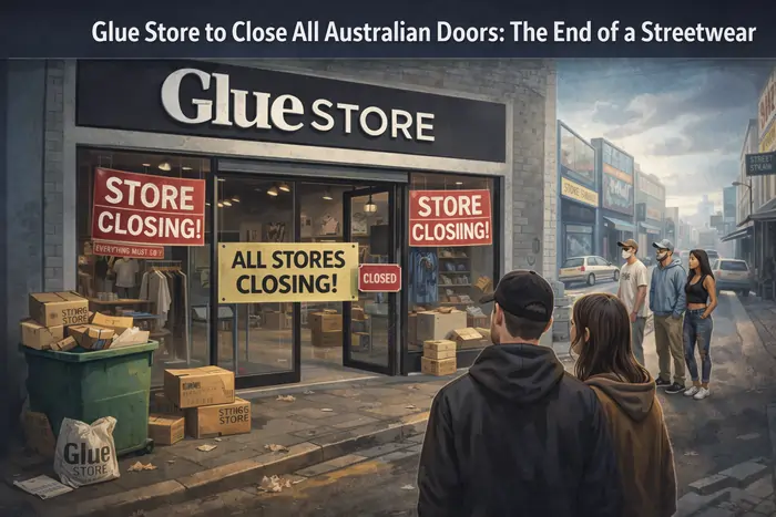 Glue Store to Close All Australian Doors