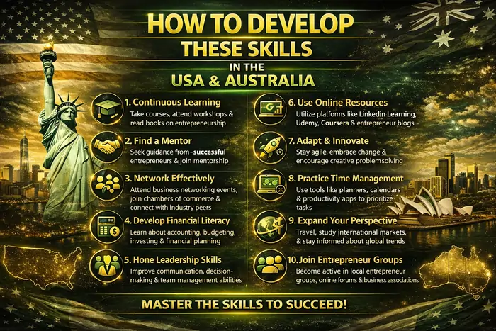 How to Develop These Skills in the USA and Australia