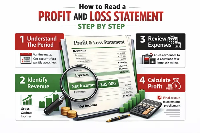 How to Read a Profit and Loss Statement Step by Step