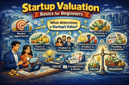 Startup Valuation Basics for Beginners in 2026