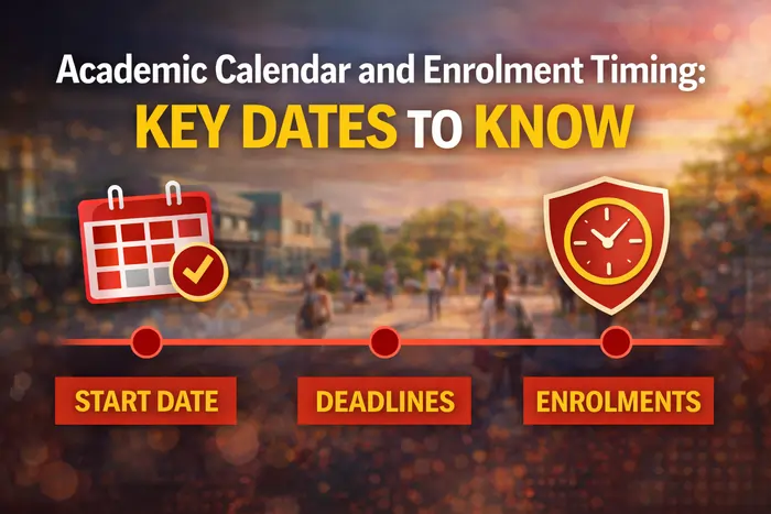 Academic calendar and enrolment timing: key dates to know