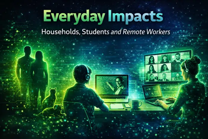 Everyday Impacts Households, Students and Remote Workers