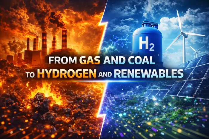 From Gas And Coal To Hydrogen And Renewables