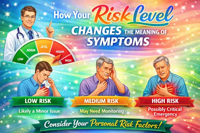 How Your Risk Level Changes the Meaning of Symptoms