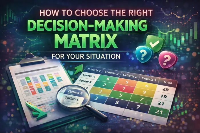 How to Choose the Right Decision-Making Matrix for Your Situation