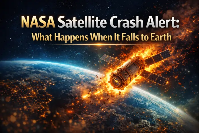 NASA Satellite Crashing