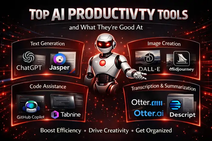 Top AI Productivity Tools and What They’re Good At