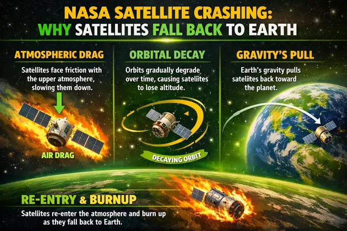 Why Satellites Fall Back to Earth