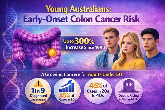 Young Australians: early‑onset colon cancer risk