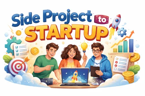 side project to startup