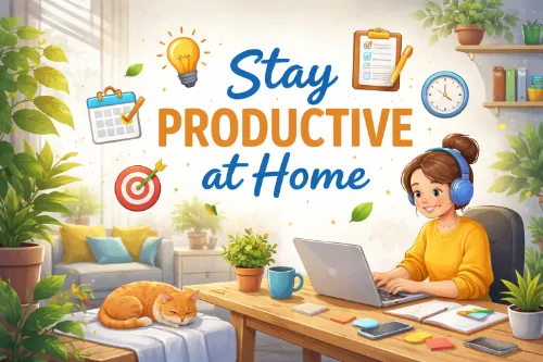 stay productive at home