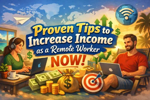 tips to increase income as a remote worker