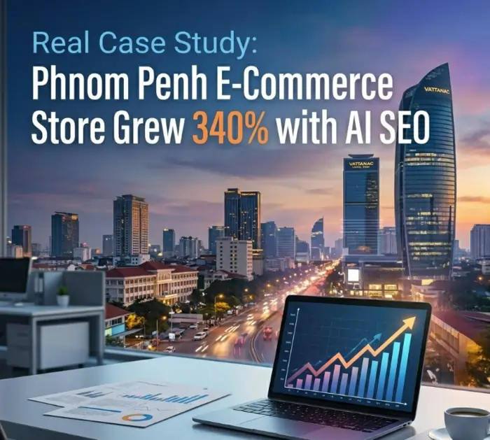 AI SEO case study Phnom Penh