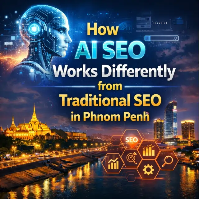 AI SEO vs traditional SEO Phnom Penh