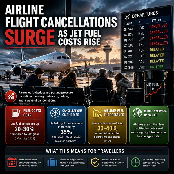 Airline Flight Cancellations Surge