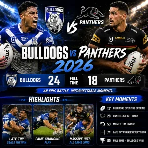 Bulldogs vs Panthers