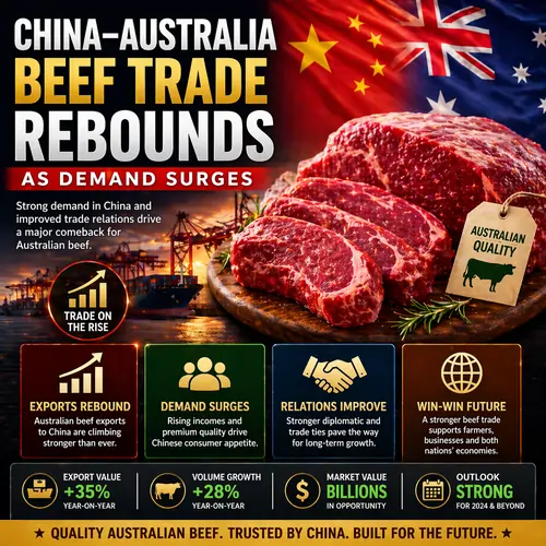 China Australia Beef Trade Rebounds