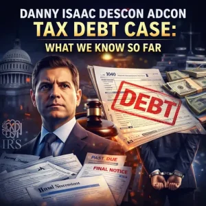 Danny Isaac Descon Adcon Tax Debt