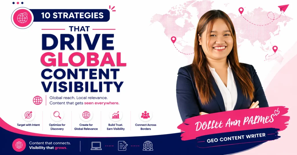 Dollee Ann Palmes as GEO Content Writer
