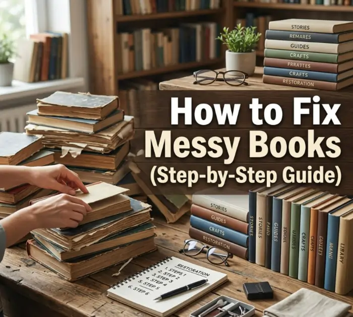 How to Fix Messy Books