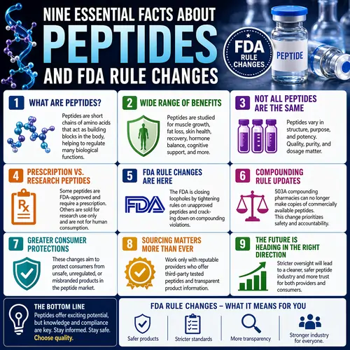 Nine Essential Facts About Peptides and FDA Rule Changes
