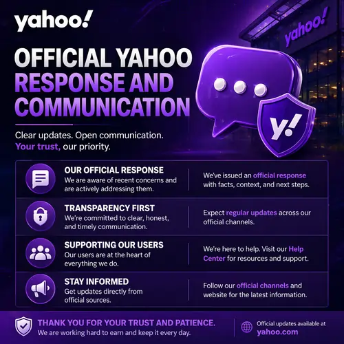 Official Yahoo Response and Communication
