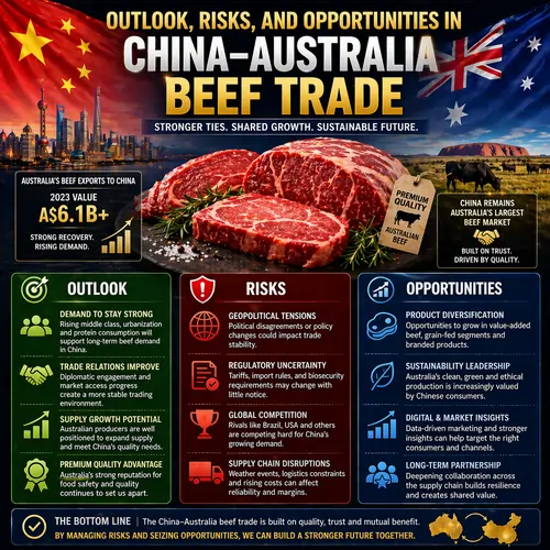 Outlook, Risks, and Opportunities in China Australia Beef Trade
