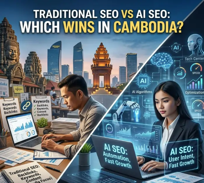 Traditional SEO vs AI SEO Cambodia