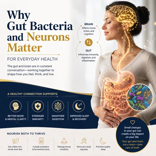 Why Gut Bacteria and Neurons Matter for Everyday Health