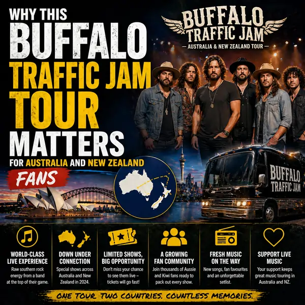 Why This Buffalo Traffic Jam Tour Matters for Australia and New Zealand Fans