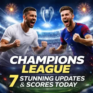 Champions League, Champions League scores and fixtures, Champions League match highlights