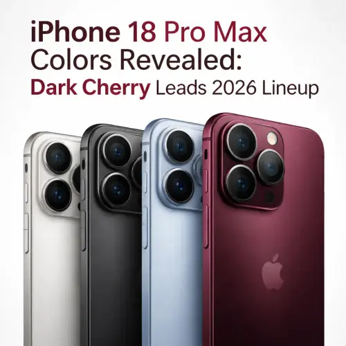 iPhone 18 Pro Max Colors
