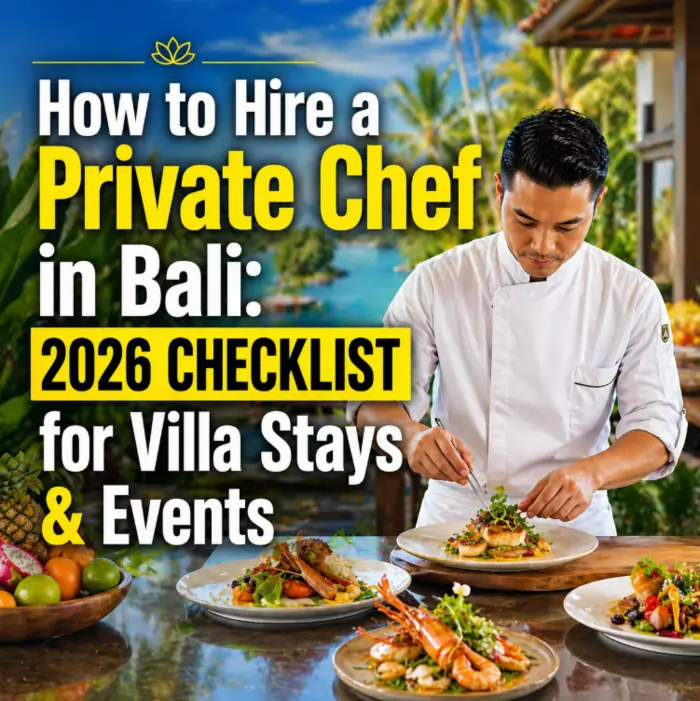how to hire private chef bali