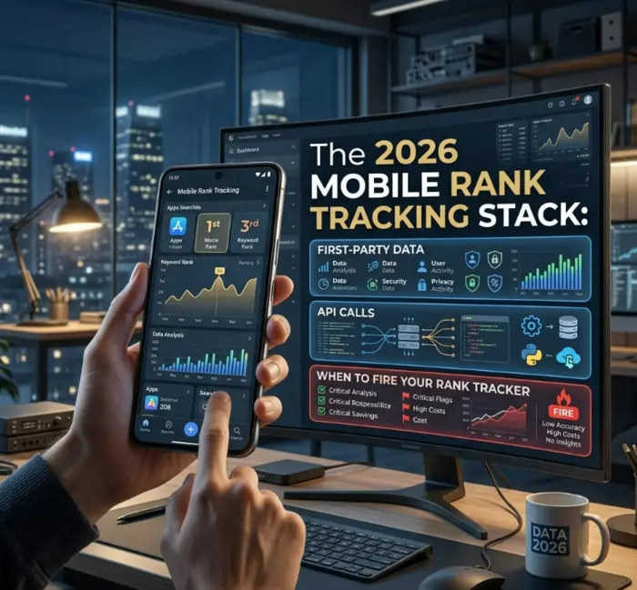 mobile rank tracking stack
