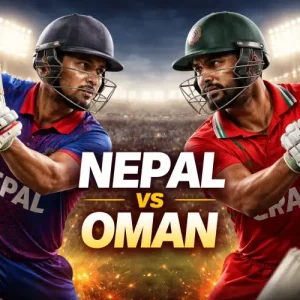 Nepal vs Oman, Nepal vs Oman cricket match full scorecard, Nepal vs Oman match highlights and key performances