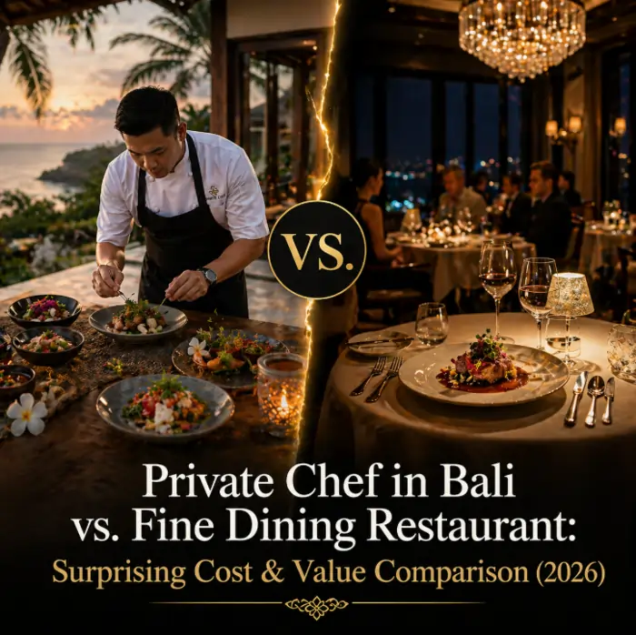 private chef bali vs restaurant