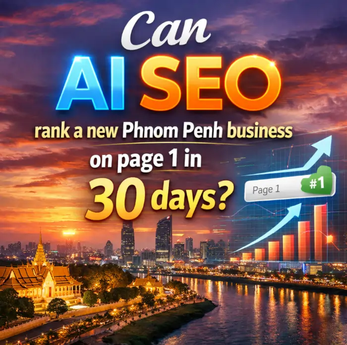 rank new business AI SEO Phnom Penh