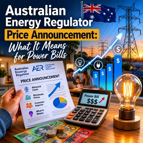Australian Energy Regulator Price Announcement