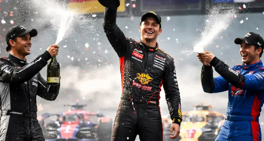 Race winner and podium overview