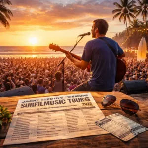 Jack Johnson Surfilmusic Tour, Jack Johnson Surfilmusic Tour 2026 dates, Jack Johnson 2026 tour tickets