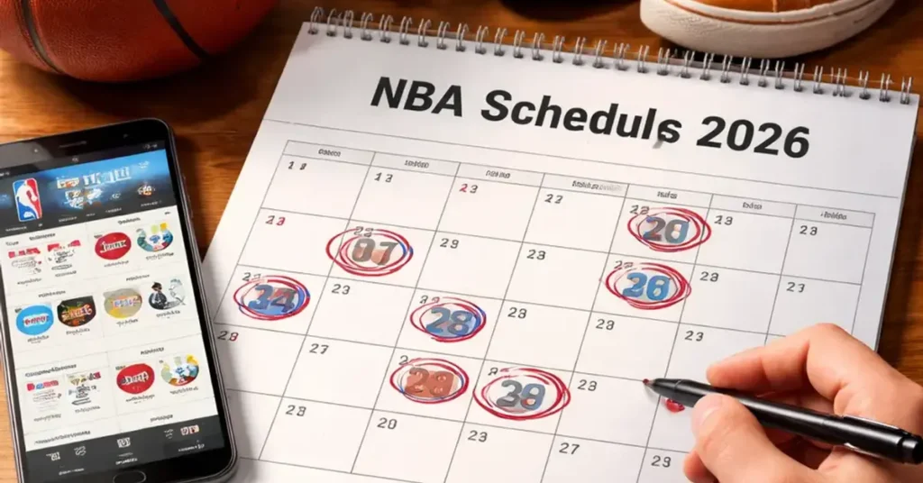 NBA Schedule 2026, NBA schedule 2026 in Australia, 2026 NBA fixtures AEST