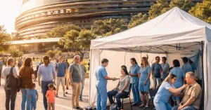 Optus Stadium, Optus Stadium flu vaccine program, WA flu vaccine Optus Stadium