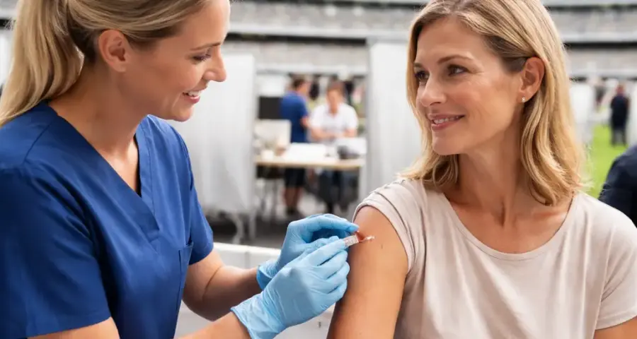 How the Optus Stadium Flu Vaccine Program Works