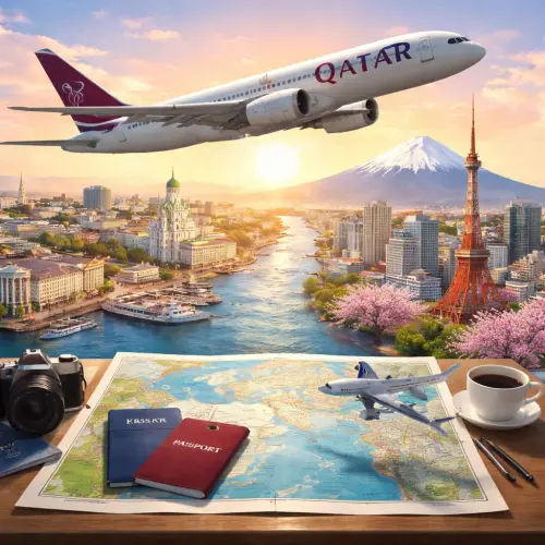 Qatar Airways Helsinki to Tokyo Flight