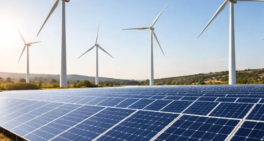 Record solar and wind capacity coming online